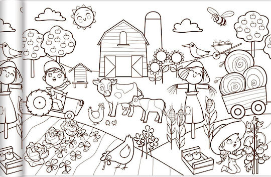 Graffy Roll Painting Roll A Day at the Farm