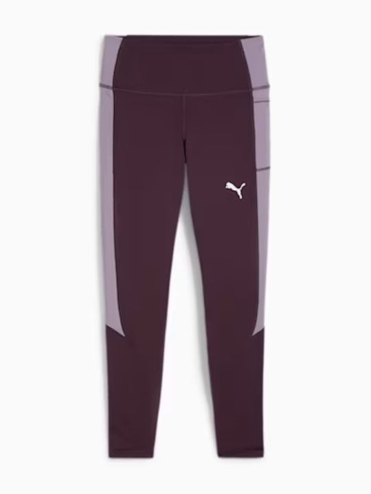 Evostripe Tights Schulung Frauen Lang Leggings Burgundisch