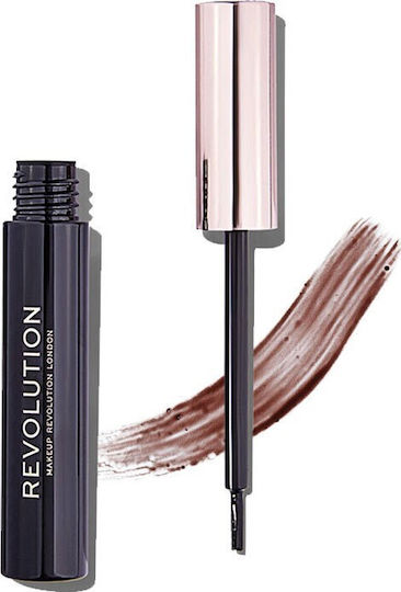 Revolution Beauty Brow Tint Βαφή για Φρύδια Dark Brown 6ml