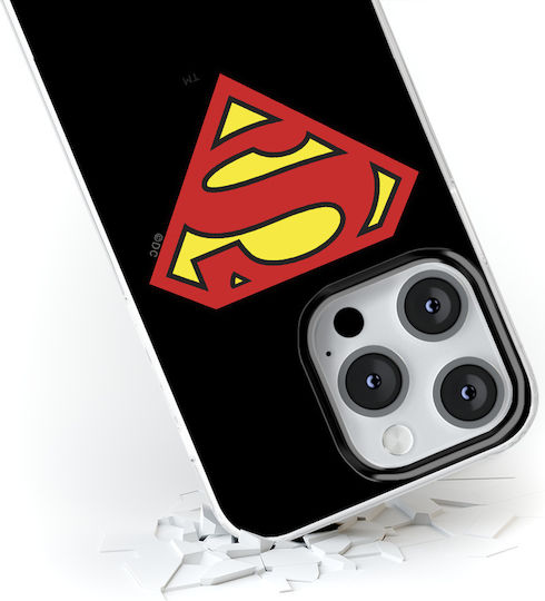 Dc Comics Back Cover Σιλικόνης Μαύρο (iPhone 14 Pro Max)