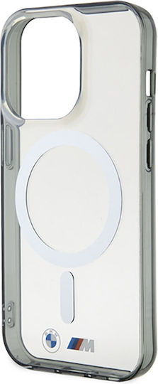 BMW Silver Ring Magsafe Back Cover Silicone Silver (iPhone 14 Pro)