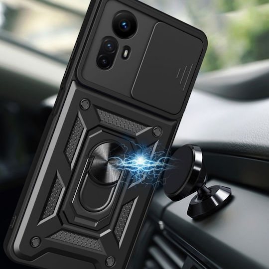 Techsuit Shield Back Cover Πλαστικό / Σιλικόνης Μαύρο (Redmi Note 12S)