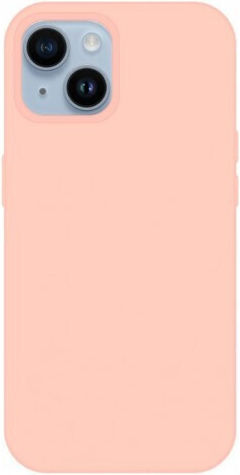 Tel Protect Premium Umschlag Rückseite Silikon Rosa (iPhone 15)