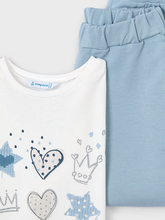 Kids Sweatpants Set Blue 3pcs