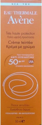 Avene Creme Teinte Waterproof Sunscreen Cream Face SPF50+ with Color 50ml