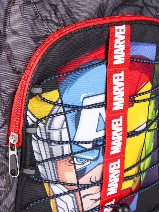 Avengers Ghiozdan De Spate Scoala Primara Negru 32 x 15 x 42 cm