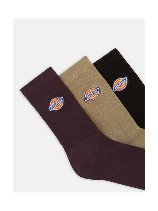 Dickies Valley Grove Men's Socks Plum 3Pack