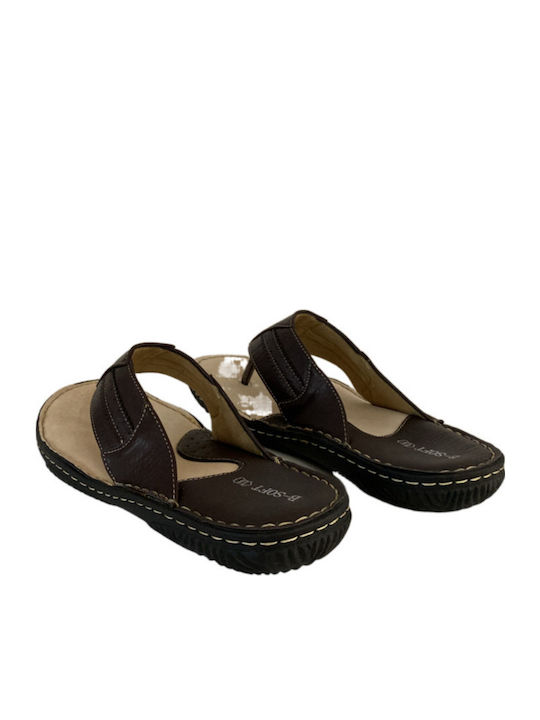 Men's Flip Flops Brown