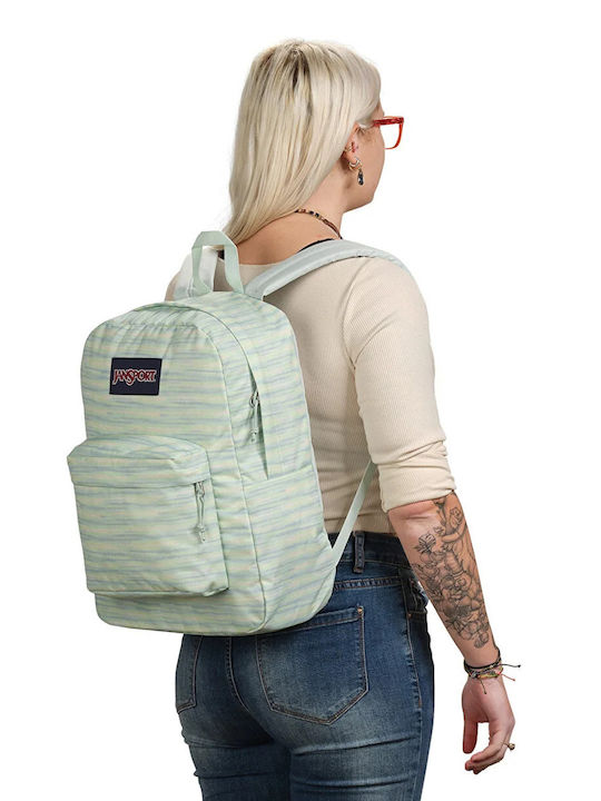 Jansport Superbreak One Σχολική Τσάντα Πλάτης Γυμνασίου - Λυκείου σε Πράσινο χρώμα 26lt