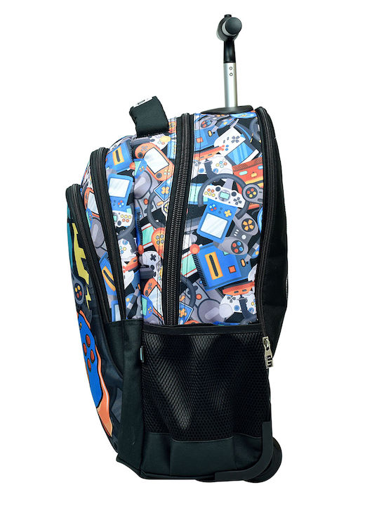 Back Me Up Schulranzen Trolley Grundschule Schwarz mit Flaschenhalter 30Liter
