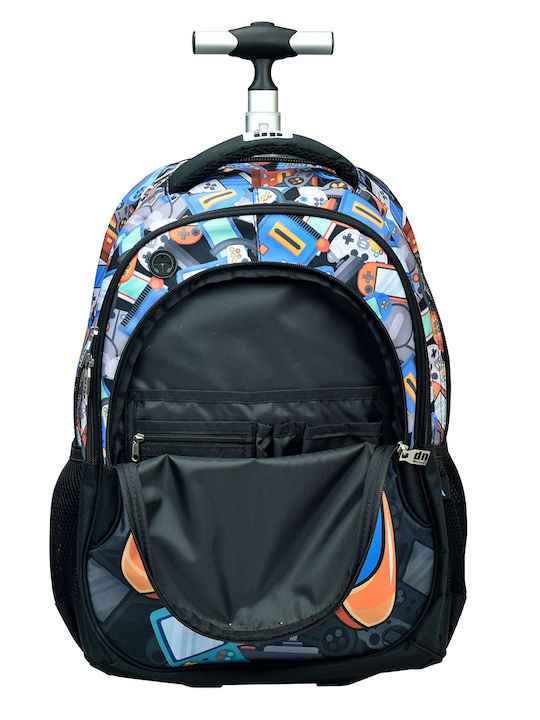 Back Me Up Schulranzen Trolley Grundschule Schwarz mit Flaschenhalter 30Liter