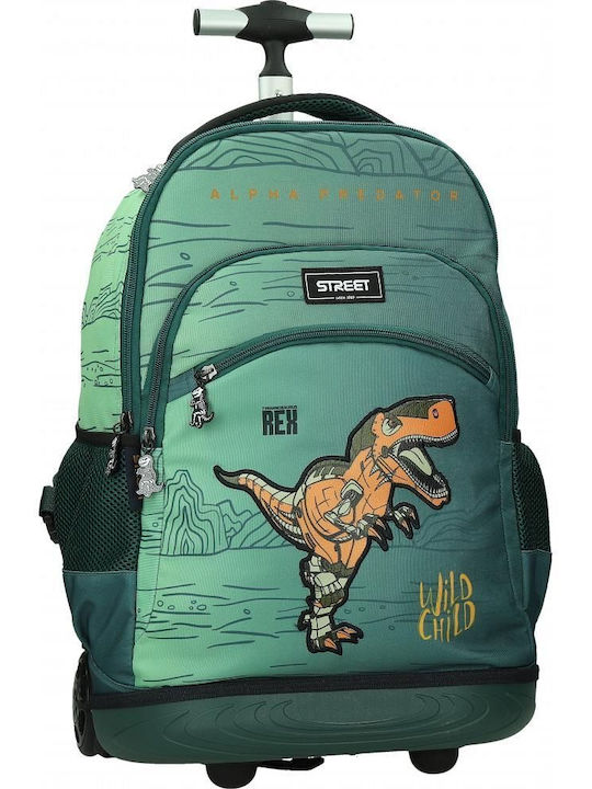 School Bag Street Trolley Dinosaur 34x22x45 Cm Ergonomic Back Air System Hard Bottom