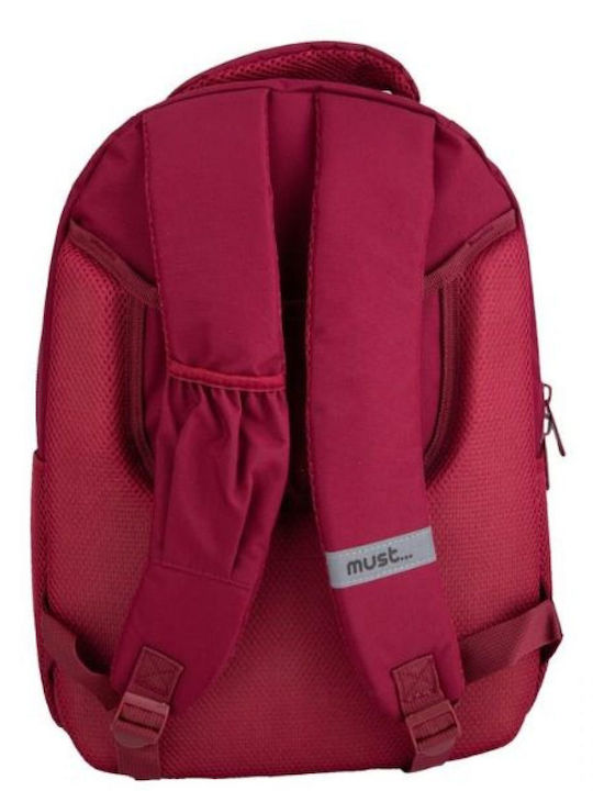 Must School Bag Backpack Elementary, Elementary in Burgundy color