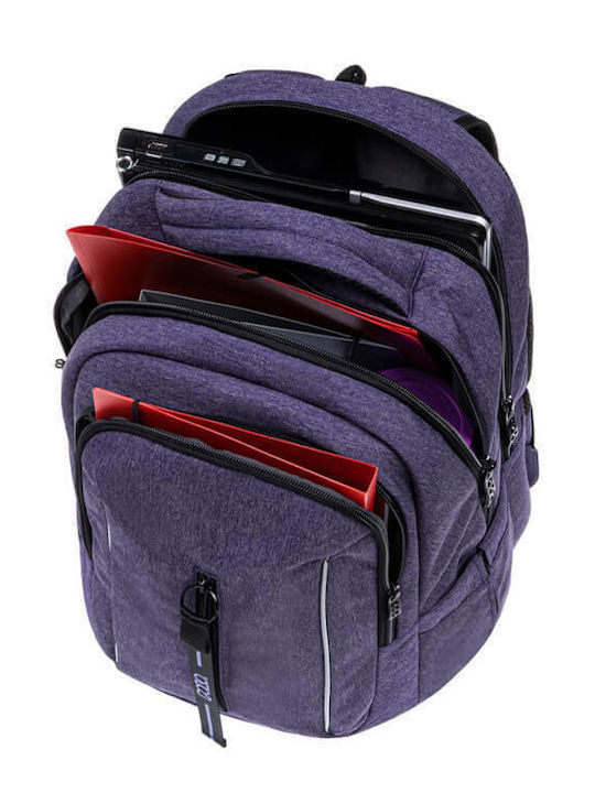 Polo Prodigy School Bag Backpack Junior High-High School Blue with Water Bottle Holder 25Liters 2024