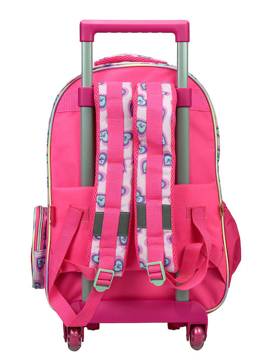 Gim Barbie Holographic School Bag Trolley Elementary, Elementary in Pink color 27lt