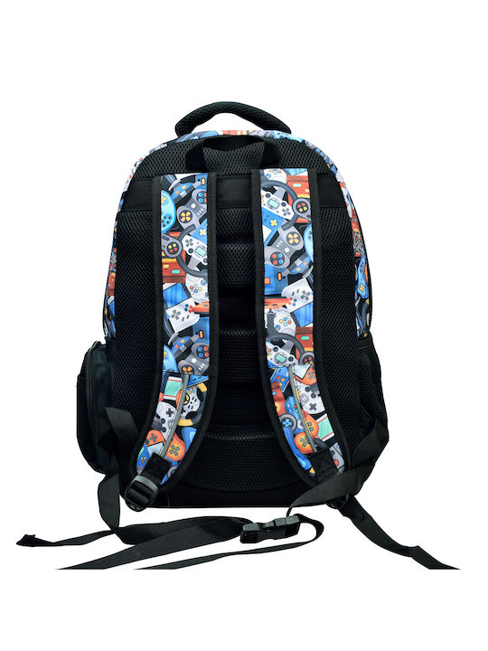 Back Me Up Oval Elementary School Backpack I Paused My Game