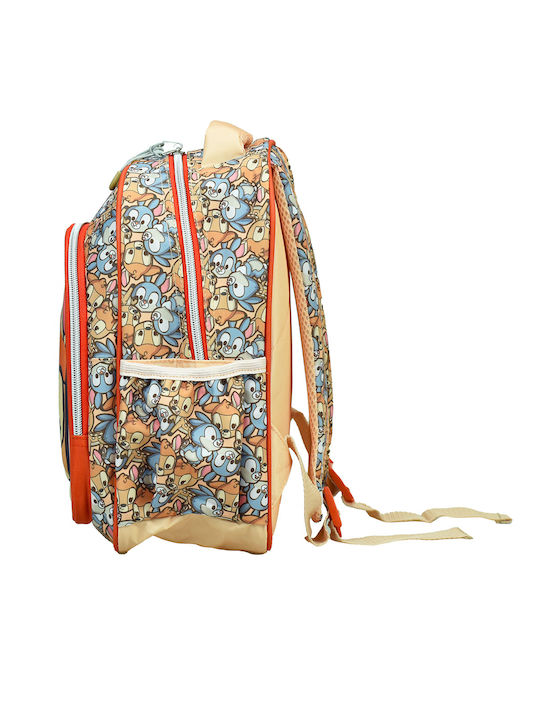 Gim Bambi Schulranzen Rucksack Kindergarten Mehrfarbig mit Flaschenhalter 12Liter