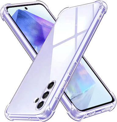 Techsuit Shockproof Clear Back Cover Σιλικόνης Διάφανο (Samsung Galaxy A55 5G)