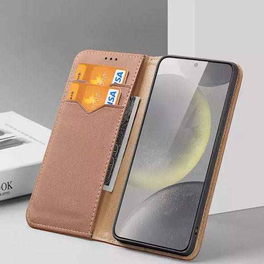 Dux Ducis Hivo Back Cover Piele Maro (Galaxy S24+)