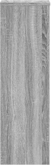 vidaXL Pflanzenständer Holz Grau 25cmx25cmx80cmcm. 2Stück