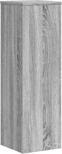 vidaXL Pflanzenständer Holz Grau 25cmx25cmx80cmcm. 2Stück