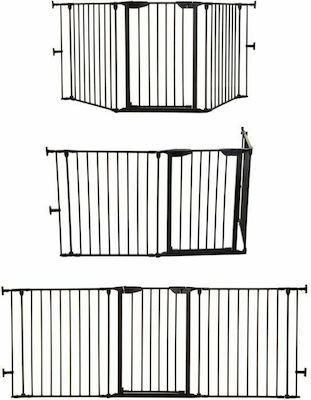 Dreambaby Safety Gates made of Metal in Black Color 200x85.5x74εκ. 1pcs