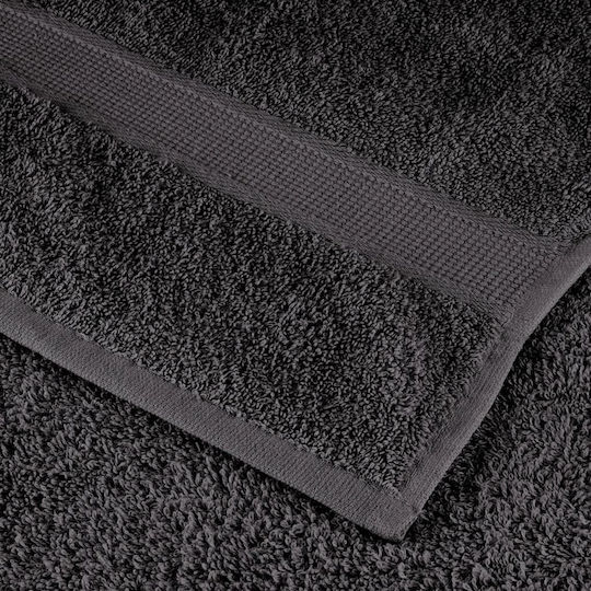 vidaXL Set 10 Hotel Washcloth Towels 30x30 cm 600gsm Charcoal