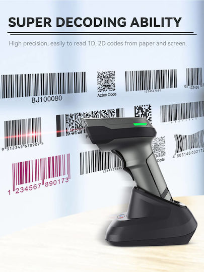 NG Handheld-Scanner Drahtlos mit 2D- und QR-Barcode-Lesefunktion