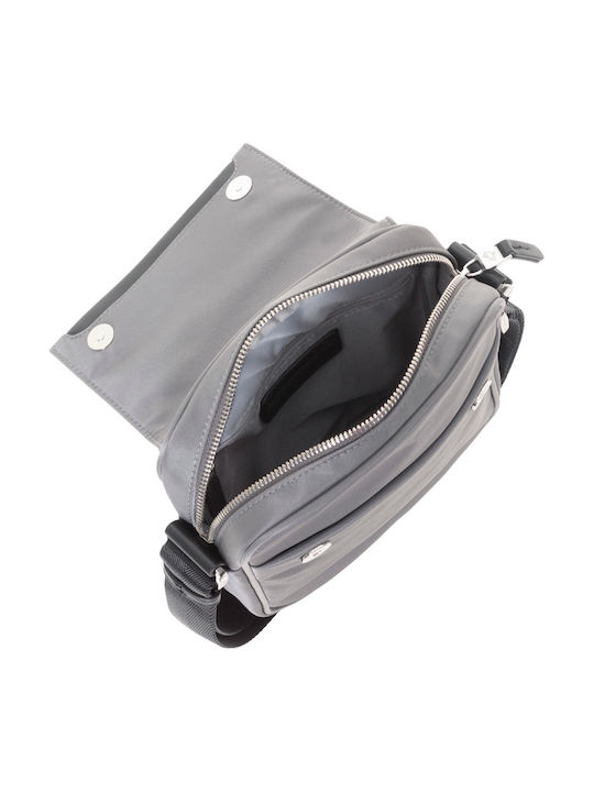 Hunter Urban Herren Schulter / Crossbody Tasche Grau