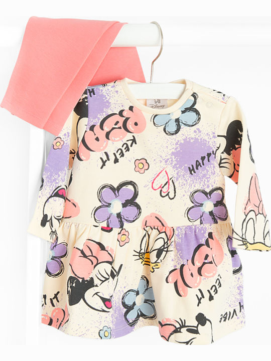 Комплект Зима 2бр Розов Minnie Mouse