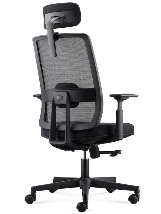 ErgoAction Active Plus Bürostuhl mit Einstellbaren Armen Schwarz