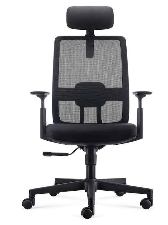 ErgoAction Active Plus Bürostuhl mit Einstellbaren Armen Schwarz