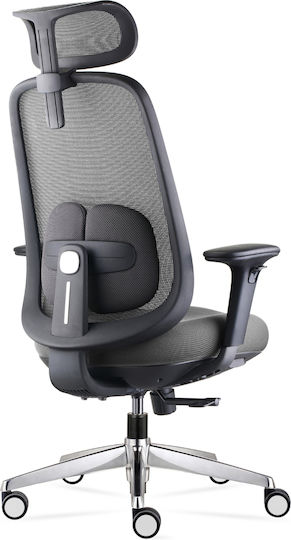 ErgoAction Spark Καρέκλα Γραφείου με Ανάκλιση Γκρι