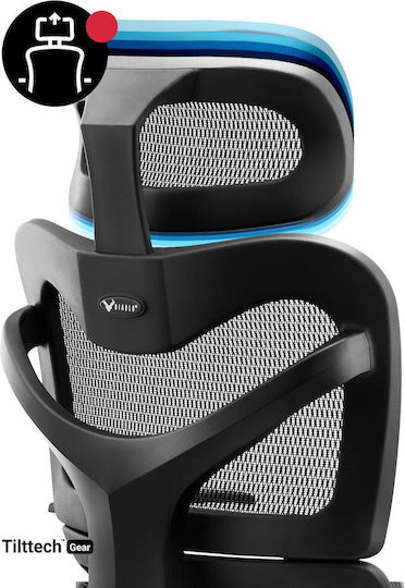 Diablo V-commander Office Chair with Adjustable Arms Black