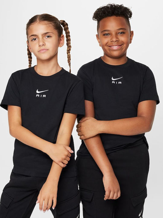 Kinder-T-Shirt Schwarz AIR