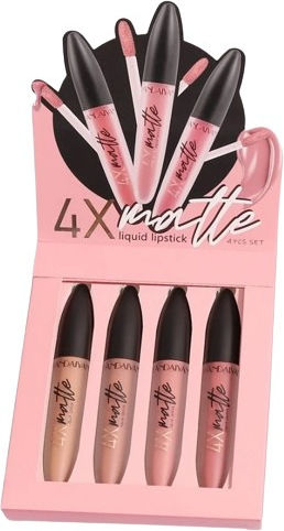 Set 4 Flüssige Lippenstifte Handaiyan Matte 4 X 2,5 Ml A
