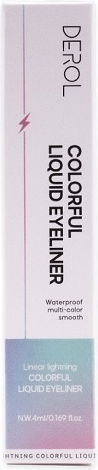 Derol Πινέλο Eye Liner Indian Red, 05 4ml
