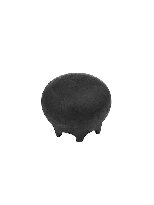 Stool For Living Room Bed Wooden Black