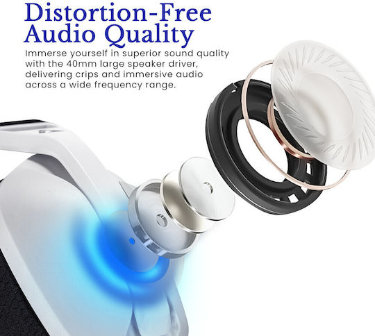 Armaggeddon Cosmic III Lite Wireless Over Ear Gaming Headset with Connection Bluetooth