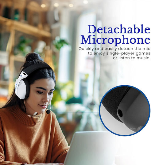 Armaggeddon Cosmic III Lite Wireless Over Ear Gaming Headset with Connection Bluetooth
