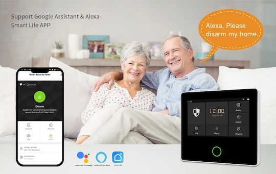 Staniot Wireless Alarm System with 2 Motion Detectors , 5 Door Sensors and 2 Remotes (Wi-Fi)