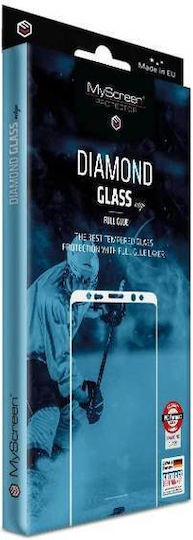 MyScreenPROTECTOR Diamond Glass Full Glue Full Face Tempered Glass Μαύρο (Oppo Reno8)
