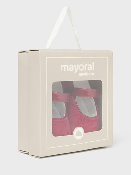 Mayoral Soft-Sole Baby Pumps Red