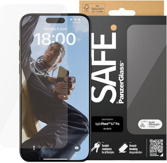 Safe By Panzerglass Screen Protector Iphone 15 Pro Max Ultra-wide Fit