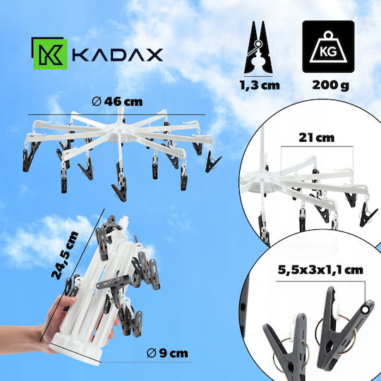 Kadax Wäscheklammern aus Kunststoff