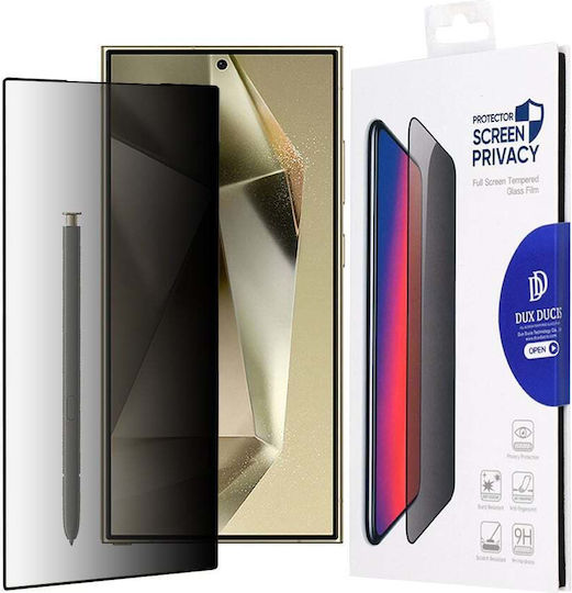 Dux Ducis Privacy Full Face Tempered Glass Μαύρο (Galaxy S24 Ultra)