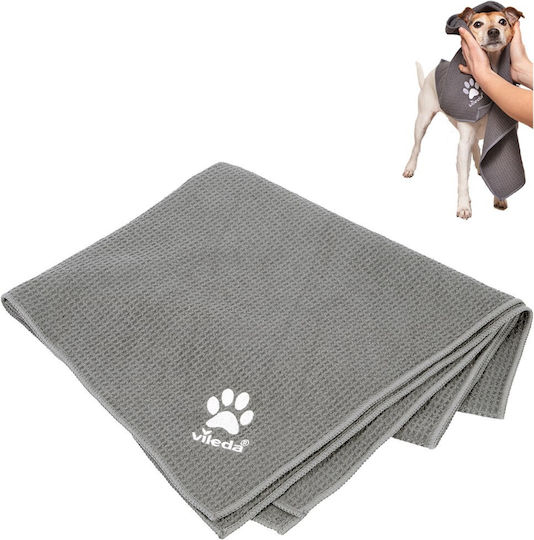 Vileda Pet Pro Towel for Dog Body Cleansing Gray 45x70cm