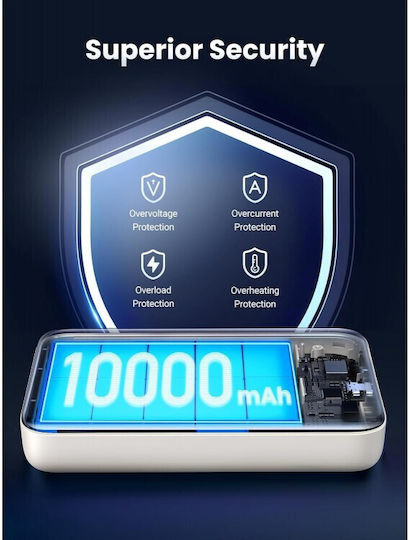 Ugreen PB561 MagSafe Power Bank 10000mAh 22.5W Quick Charge 3.0 Μπεζ