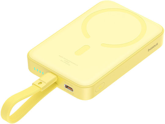 Baseus Mini MagSafe Power Bank 10000mAh 20W Power Delivery Κίτρινο