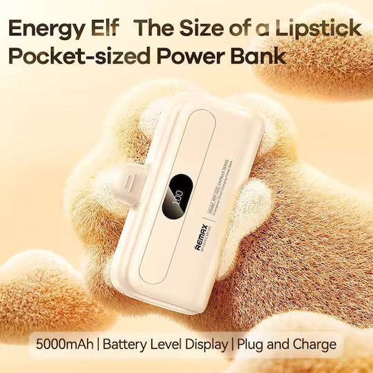 Remax Capsule Series RPP-632 Power Bank 5000mAh Λευκό